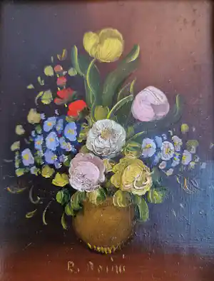 R. Rosini - Bloemstilleven met lentebloemen verkauft für € 65!