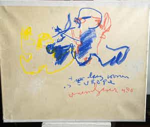 Anton Heyboer - Lady woman with long rope verkocht voor € 35!