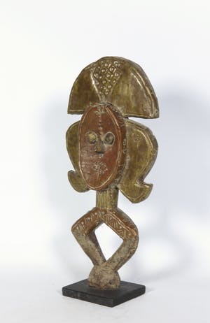 Kota - Reliekbeeld van hout en koper kopen? Bied vanaf 1!