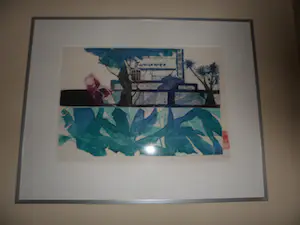 Sylvia Oudkerk - kleurenets - Titel, Tazacorte, ingelijst kopen? Bied vanaf 40!