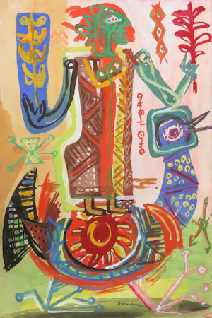 Hans Ittmann - gouache, Fantasiefiguur kaufen? Bieten Sie von 150!