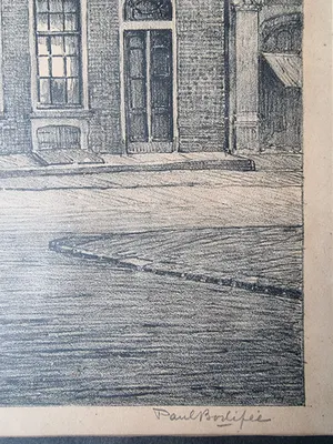 Paul Bodifee - Tekening potlood Deventer kopen? Bied vanaf 1!