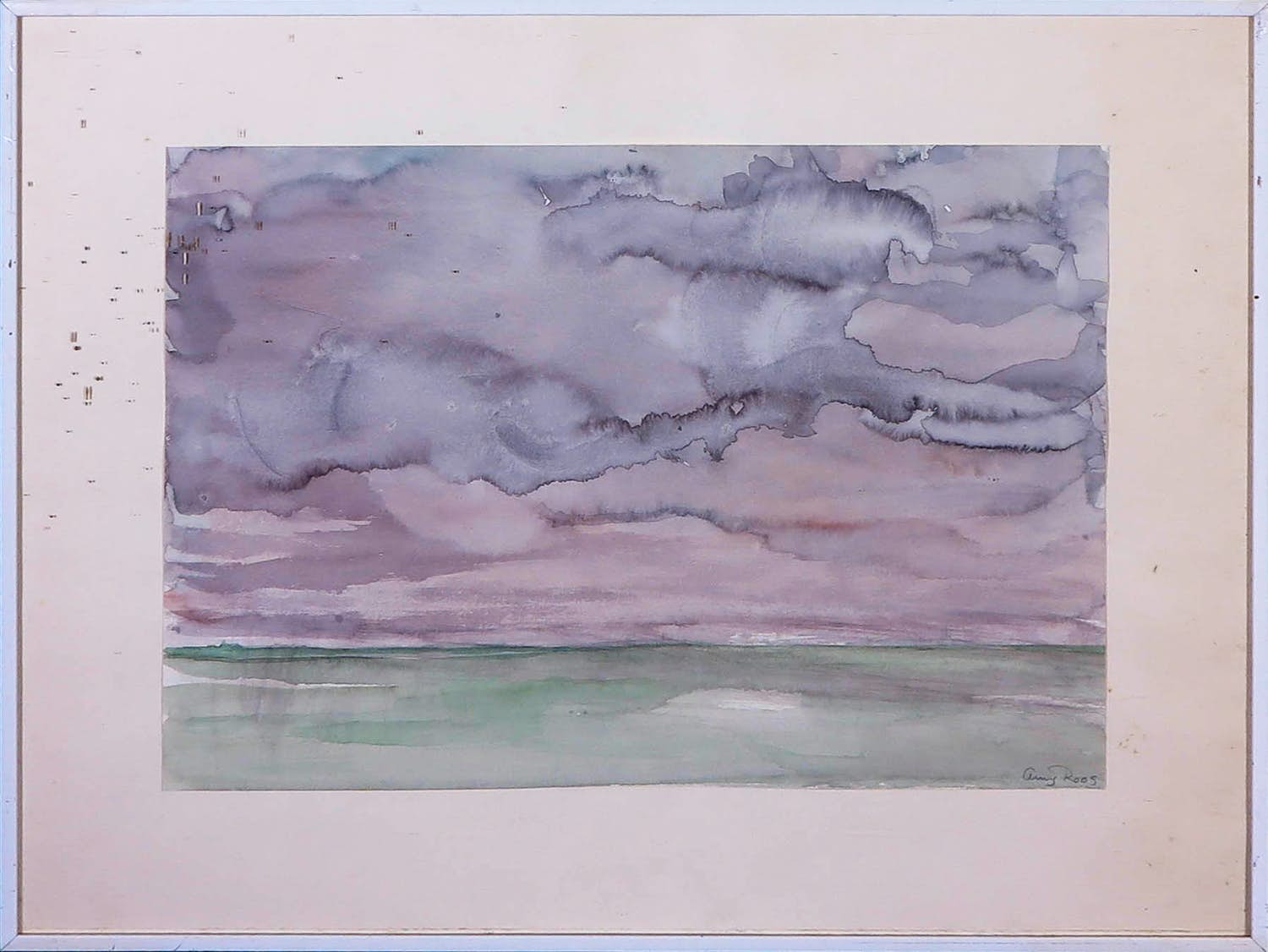 Aart Roos - Aquarel, Zonder titel - Ingelijst kopen? Bied vanaf 1!