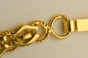 1908 - Geel gouden collier kopen? Bied vanaf 1500!