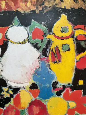 Alexej von Jawlensky - Stilleven met gele en witte kan, gesigneerd in de druk kopen? Bied vanaf 35!