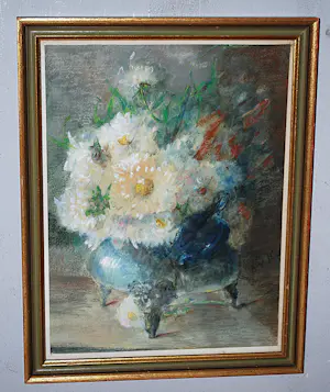 Alida van Houten - stilleven - pastel met aquarel kopen? Bied vanaf 20!