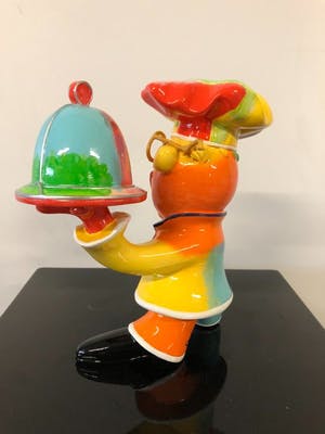 Ad Verstijnen - Kokkie met dienblad - Master Chef - Oplage 200 kopen? Bied vanaf 1!