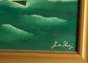 Curiosa - Het huwelijksbootje van Jan de Rooij voor zijn vrouw Johanna Elders – ca. 1912 kopen? Bied vanaf 50!