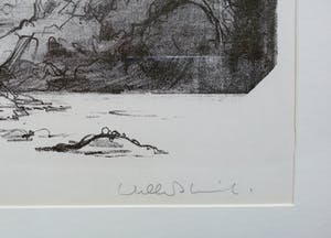 Dirkje Kuik - Vergezicht, litho (ingelijst) kopen? Bied vanaf 40!