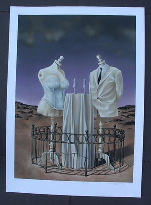 Hans Spiegeler - zeefdruk - 2000 kopen? Bied vanaf 45!