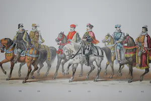Gerardus Johannes Bos - Maskerade: intocht van Karel V - Map met 27 kleurenlitho's kopen? Bied vanaf 50!