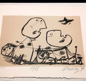 Corneille - Zeer fraaie ets verkocht voor € 190!