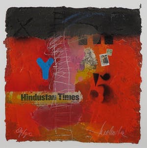 Theo Koster - Zeefdruk, Zonder titel 3 - Ingelijst kopen? Bied vanaf 35!