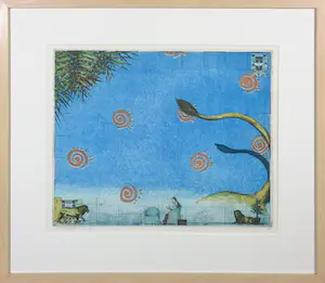 Rolf Weijburg - Kleurenets, Zonder titel - Ingelijst kaufen? Bieten Sie von 50!