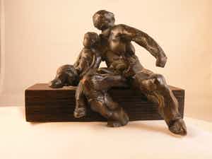 Brons (Onbekend) - Moeder met kind verkocht voor € 50!