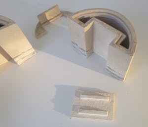 Niet of onleesbaar gesigneerd - Studio Keramisch (bouw)object "Hollands rivierenlandschap" kopen? Bied vanaf 10!