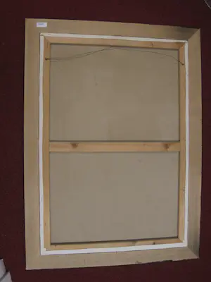 Niet of onleesbaar gesigneerd - Groot Duits? expressionistisch schilderij "man op bank" gesigneerd kopen? Bied vanaf 1!