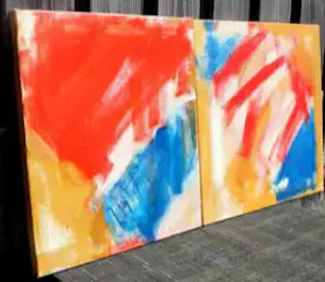 Adine Engelman - 2x olieverf op doek - 1987 kopen? Bied vanaf 299!