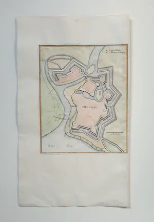 Caspar Merian - Delfzijl Caspar Merian Oude Gravure 1659 kopen? Bied vanaf 20!
