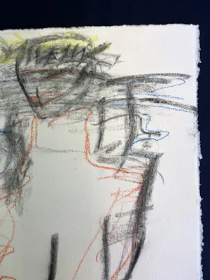 Anton Heyboer - Pastel van een vrouwfiguur kopen? Bied vanaf 90!