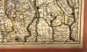 Hendrik de Leth - Nieuwe Caart van de Alblasser-waart t Land van Gorcum Altena etc kopen? Bied vanaf 45!