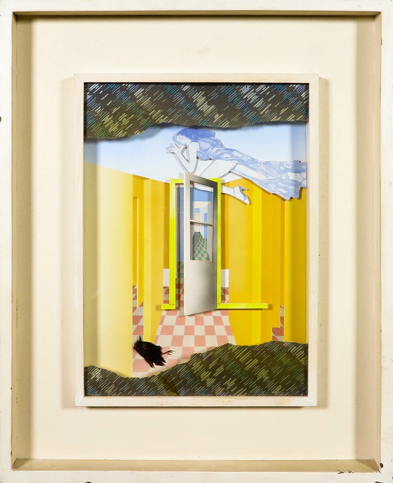 Cor Gardien - Collage, Fly away - Ingelijst kopen? Bied vanaf 1!