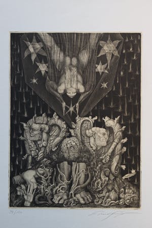 Ernst Fuchs - 'Adams Erretung' kopen? Bied vanaf 150!