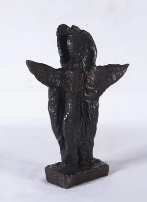 Carl-Henning Pedersen - Brons, The blue angel kopen? Bied vanaf 950!