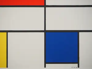 Piet Mondriaan - Piet MONDRIAAN: Compositie C nr. III in rood, blauw en geel, lithografie kopen? Bied vanaf 129!