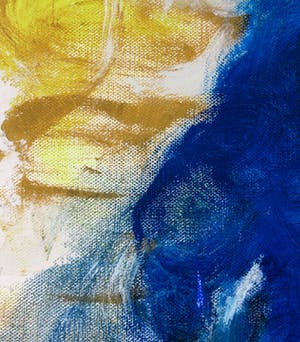 Bert Braam - Acryl op doek, Blue Lagoon - Ingelijst (Groot) kopen? Bied vanaf 100!
