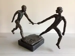 Astrid Veldhuyzen-Koppen - “ De Estafette lopers “ kopen? Bied vanaf 99!