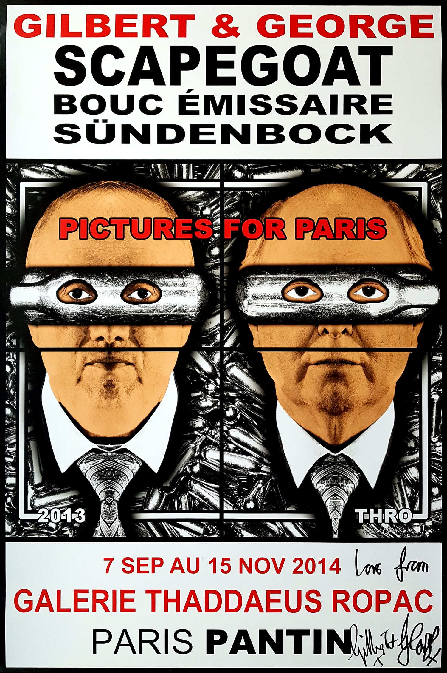 Gilbert & George - Scapegoat Pictures for Paris kopen? Bied vanaf 79!