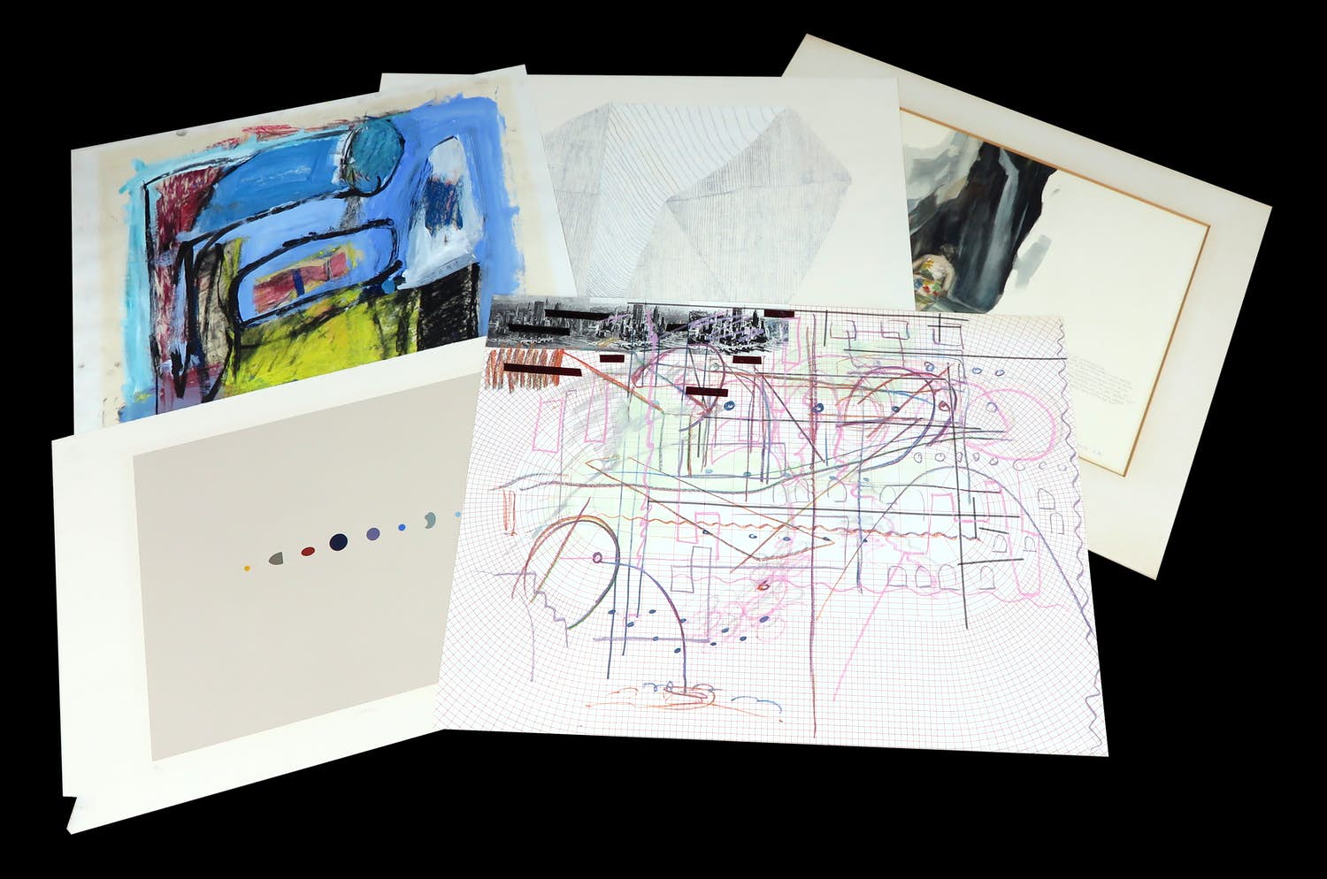 Siebrand Weitenberg - en andere! - Lot van 10 werken op papier kopen? Bied vanaf 1!