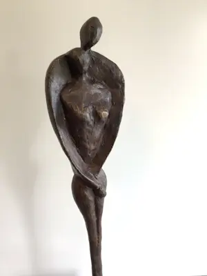 Jos Gielen - Sculptuur “ Twee levens in één gesmolten “ kopen? Bied vanaf 149!