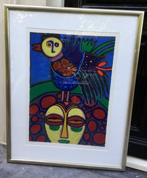 Corneille - C3903W - Vrouw met vogel kopen? Bied vanaf 350!