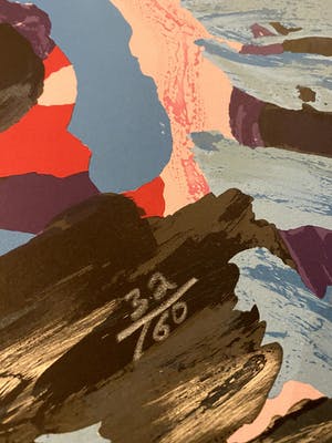 Karel Appel - 3 faces like clouds kopen? Bied vanaf 390!