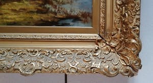 Cor Bouter - Drie koeien aan de waterkant. kopen? Bied vanaf 350!