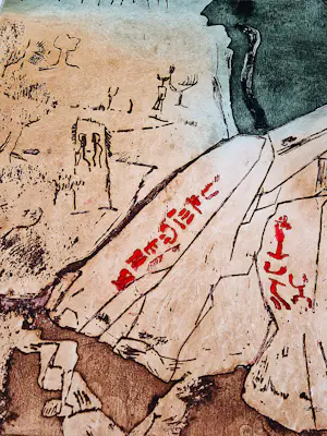 Jan Montyn - Grote, vrij zeldzame Ets uit de koan Japan serie - kleine oplage (30) - gesign. kopen? Bied vanaf 78!