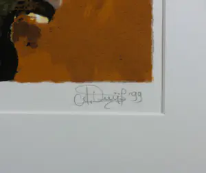 Anita Duijf - Zeefdruk op papier, Zonder titel - Ingelijst kopen? Bied vanaf 40!