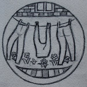 Henry Heerup - Tekening - 1981 kopen? Bied vanaf 100!