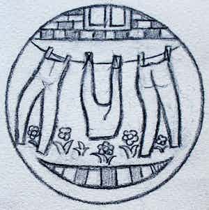 Henry Heerup - Tekening - 1981 verkocht voor € 100!