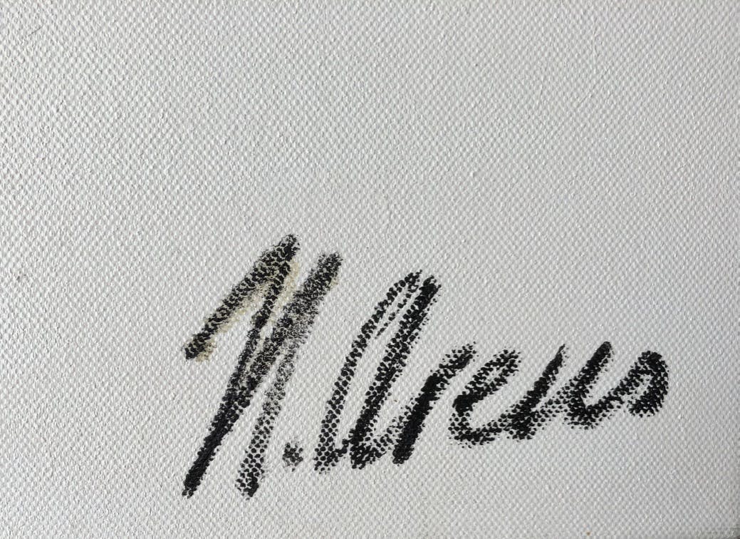 Nicolette Arens - Schilderij van Nicolette Arens - kippen serie kopen? Bied vanaf 50!