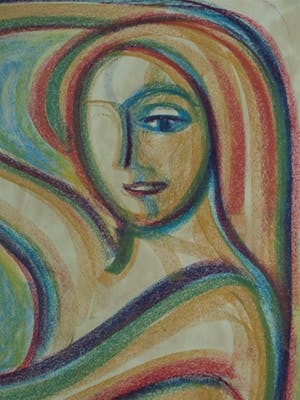 Klaas Pijlman - Pastel , Naakte vrouw – 1957 – 60 x 50 cm kopen? Bied vanaf 30!