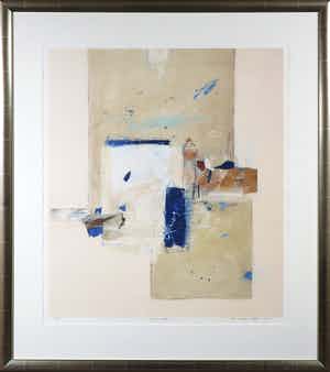 Ron van der Werf - Zeefdruk, Journey I - Ingelijst verkocht voor € 50!