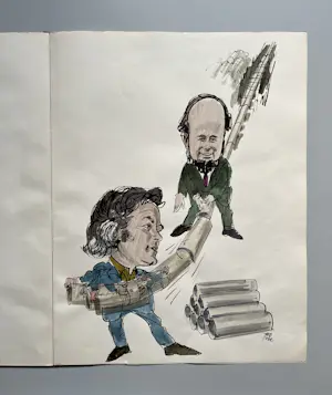 Otto Dicke - Spotprenten kopen? Bied vanaf 350!