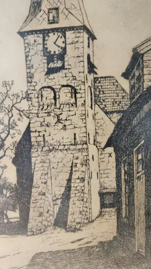 Buy Cor van der Woerd - Dorfkirche Wilp? Bid from 60!