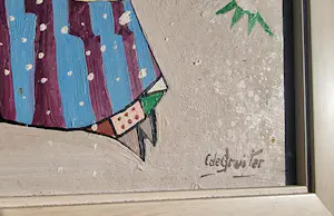Niet of onleesbaar gesigneerd - Geishameisje in sneeuw kopen? Bied vanaf 10!