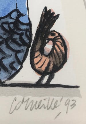 Corneille - Kleurenlitho - "Mémoire de Bali" - XLVI/L - 1993 kopen? Bied vanaf 135!