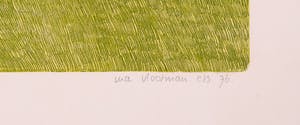 Ina Vlootman - Lot van twee etsen, Donderwolk en landschap met rode zon kopen? Bied vanaf 1!