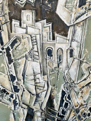 Georges Dayez - Abstract composition kopen? Bied vanaf 250!